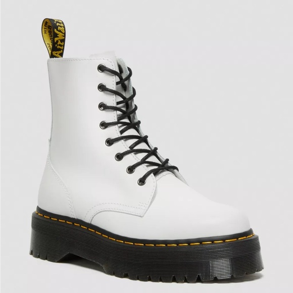 Dr. Martens Shoes - white jadon max dr martens platform boots! skip the breaking in process!
